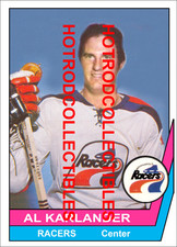 1977-78 OPC O Pee Chee Custom Al Karlander Indianapolis Racers WHA #515