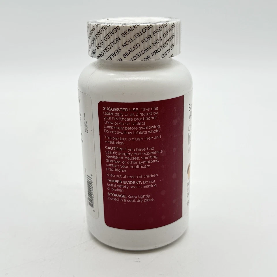 Hierro masticable Bariatric Advantage 29 mg con vitamina C EXP 02/2025 Foto 3 de 4