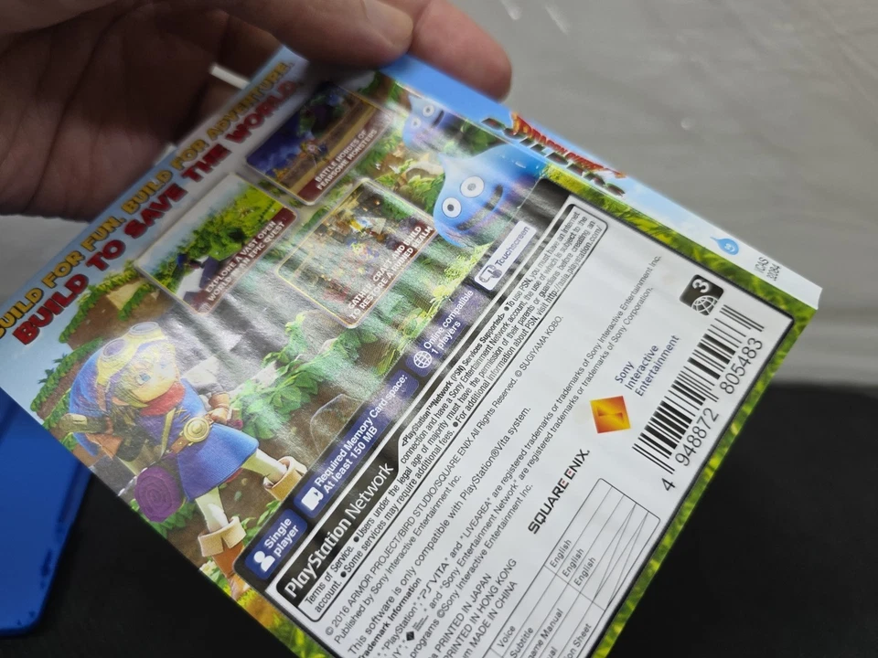 (ASIA ENGLISH VERSION) PS VITA Dragon Quest Builders (WATER DAMAGED CASE) - Image 4 of 4