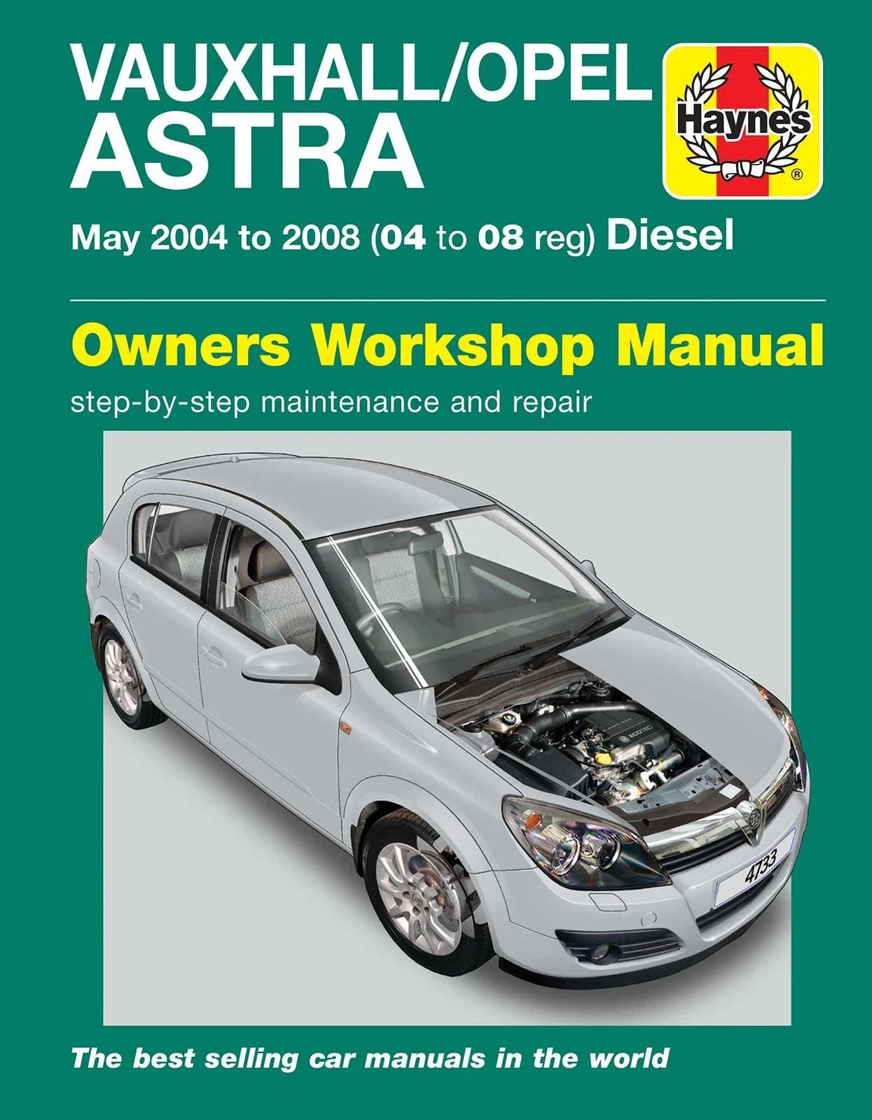 Haynes Repair Manual Vauxhall/Opel Astra Diesel - May 2004-2008