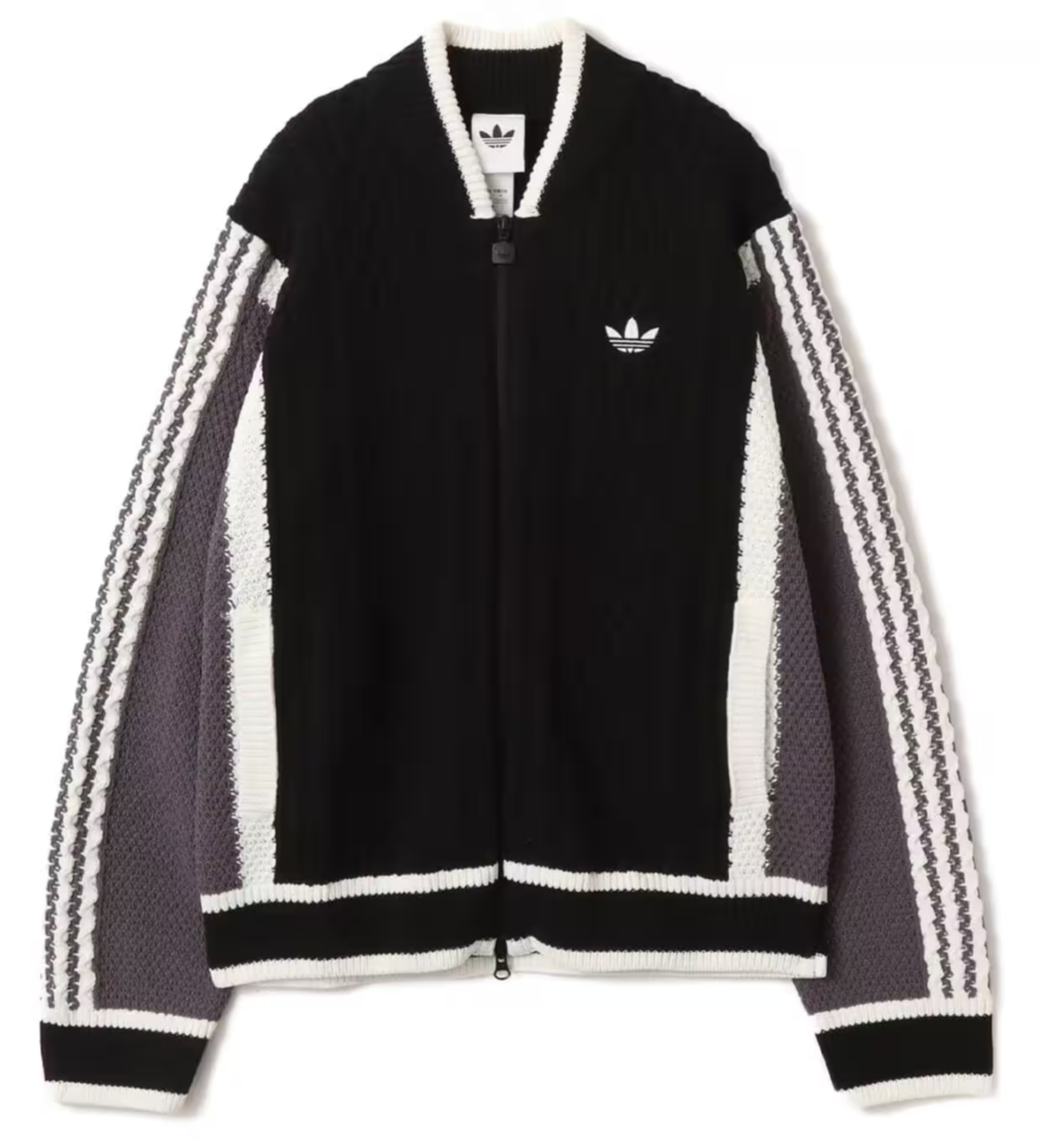 adidas Originals Archive Cutline Knit Track Top Retro Blue Jacket