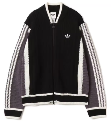 adidas Originals Archive Cutline Knit Track Top Retro Blue Jacket