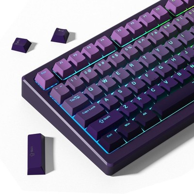 Gradient Purple PBT Keycap Set for Cherry/Gateron MX Switches, 60-100%