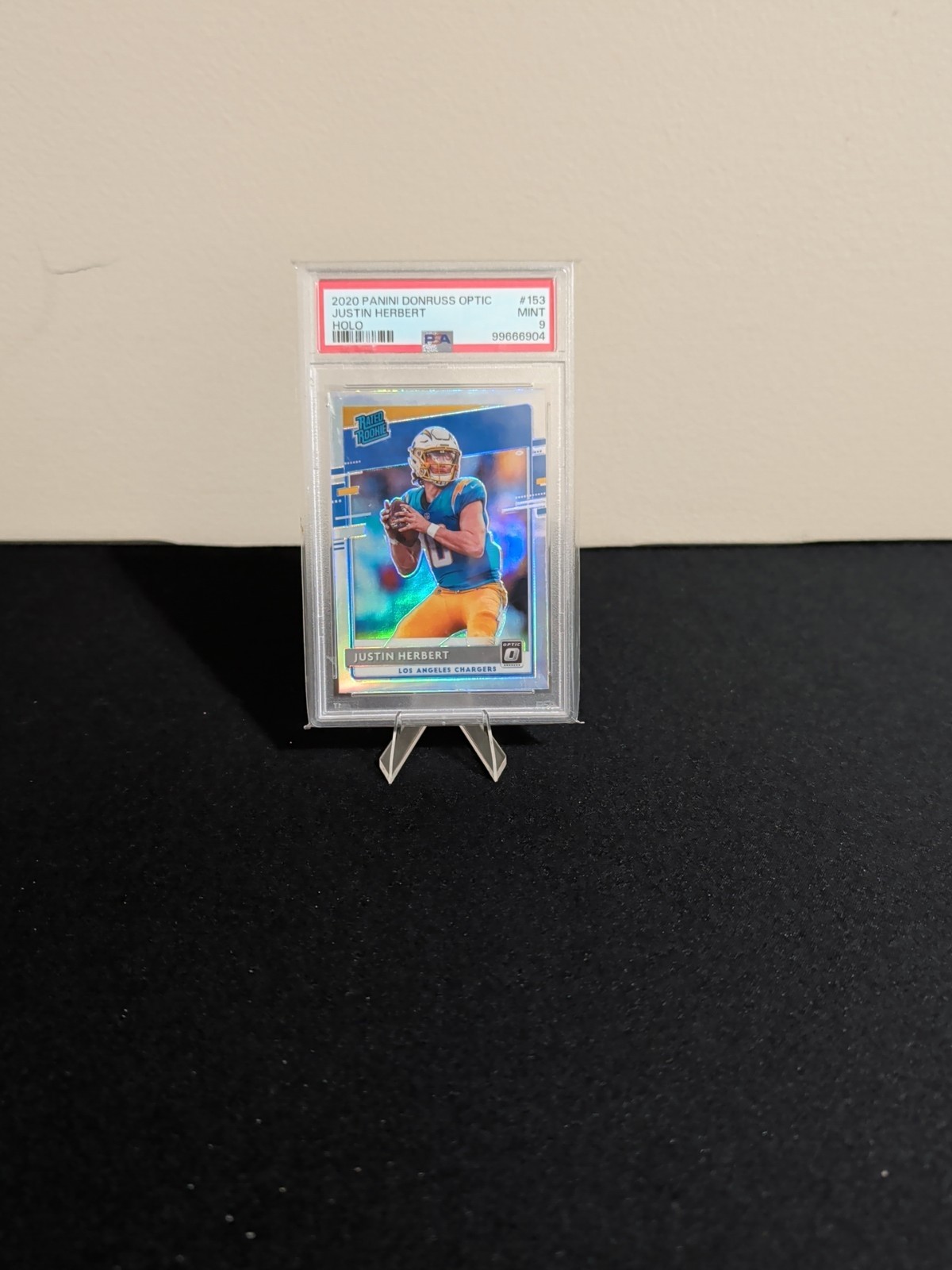 2020 Panini Donruss Optic - Rated Rookies Justin Herbert #153 Holo Prizm (RC)