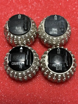 IBM Selectric II Typewriter Balls 4 Used In Good Condition - Priced To Sell  