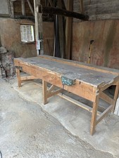 Original Carpenters Bench - With Vice