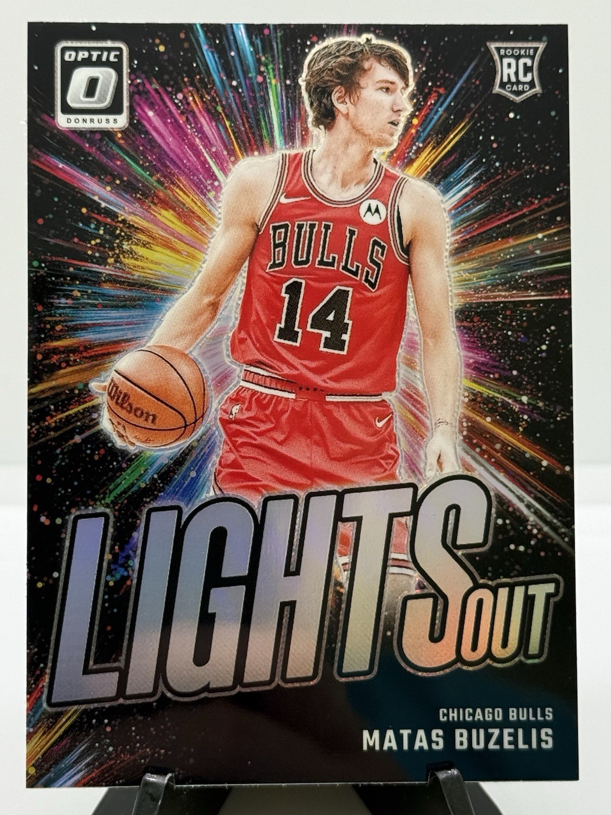 2024-25 Panini Donruss Optic - Lights Out Matas Buzelis #6 (RC)