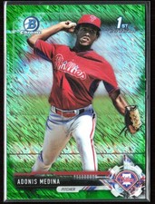 Adonis Medina 2017 Bowman Chrome Prospects Green Shimmer /99 #BCP104