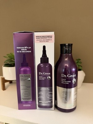 Dr. Groot Scalp Revitalizing Solution Hair Thickening Shampoo Exfoliating Biotin