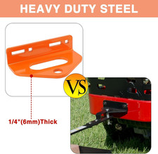 Zero Turn Mower Trailer Tow Hitch 1/4" 6mm - Heavy Duty Lawn Mower Trailer H...