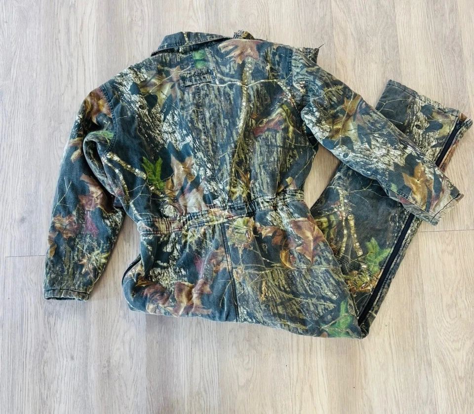 Cabelas Boys Winter Coveralls Size XLarge Seclusion Camo - Image 3 of 4
