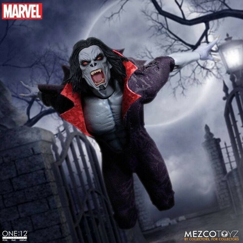 Morbius Mezco One:12 Collective 1/12 Marvel Figura Mezco Toys - Imagen 8 de 8