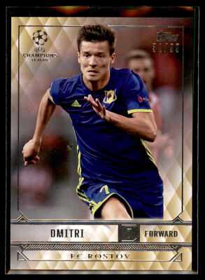2016-17 Topps UEFA CL Showcase GOLD Parallel Dmitri - FC Rostov #32/99