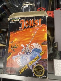 Vintage 1988 Joust NES Nintendo Game Cartridge With Box Nintendo Seal *TESTED*