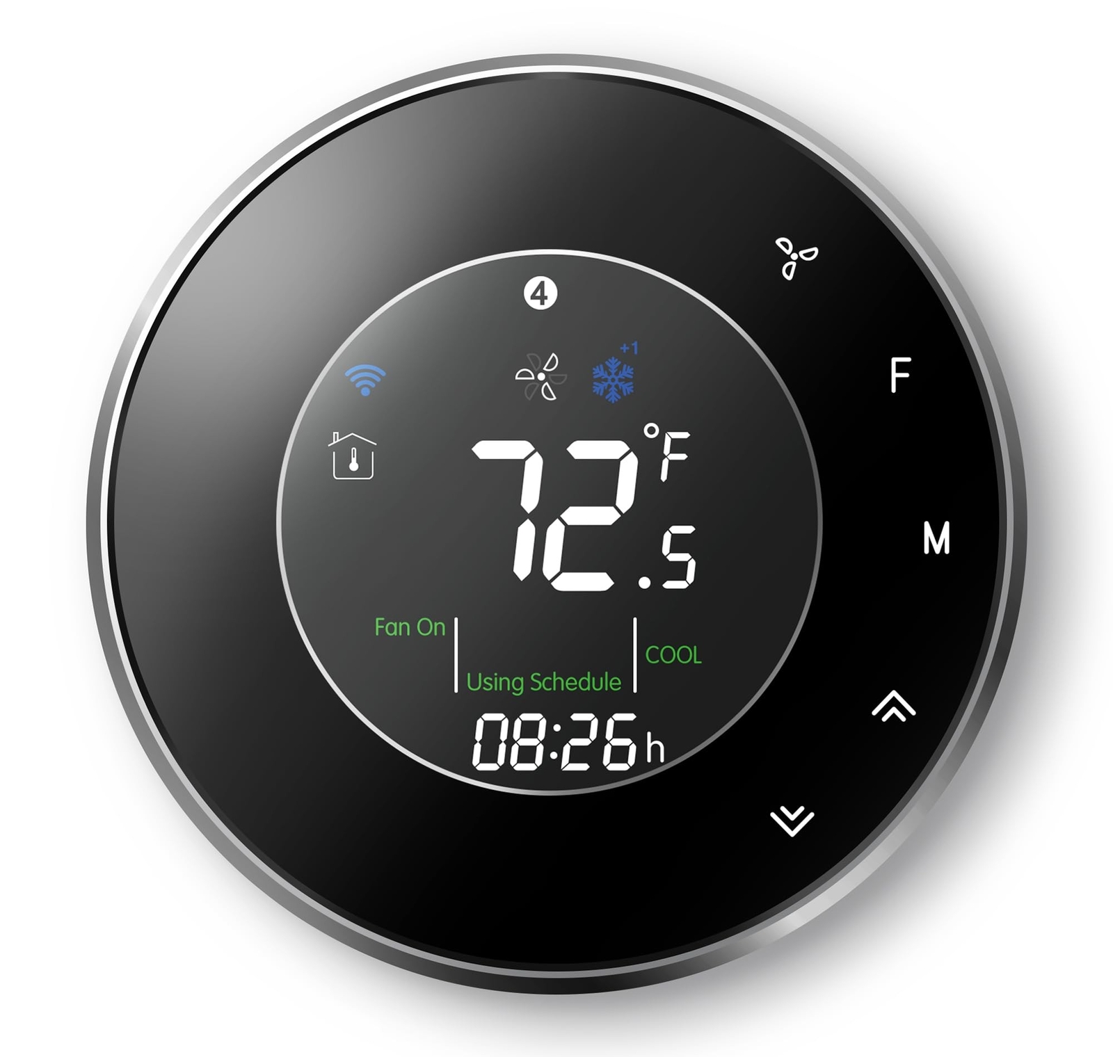 Smart Thermostat, WiFi Programmable Digital Thermostat for Home Heat Pump, En...-image