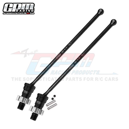 GPM Carbon Steel F/R Driveshaft & 7075 Alloy Hex For TRAXXAS XRT #7895 WideMaxx - Picture 6 of 12