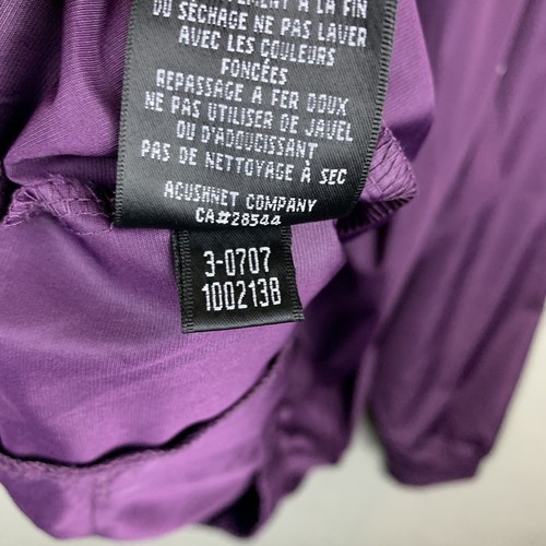 Vintage FootJoy Windbreaker Golf Jacket V-Neck Pullover Purple Mens Size 2XL - Picture 13 of 13
