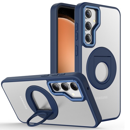 For Samsung Galaxy S23 FE 5G Rugged Case with Mag Safe Magnetic PC Ring Holder - Picture 28 of 48
