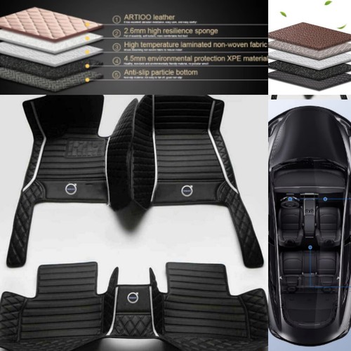 For Volvo S40 S60 S70 S80 S90 Car Floor Mats Waterproof Custom Luxury Carpets - Picture 22 of 28