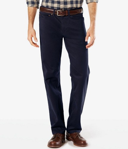Dockers The Jean Cut Stretch Straight-Fit Flat Front Pants Variety Color & Sizes - Picture 4 of 5