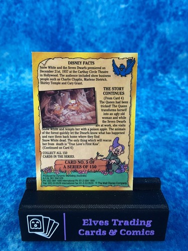 Disney Classics SINGLE Non-Sport Trading Card by Dynamic Marketing 1993 - Picture 14 of 326