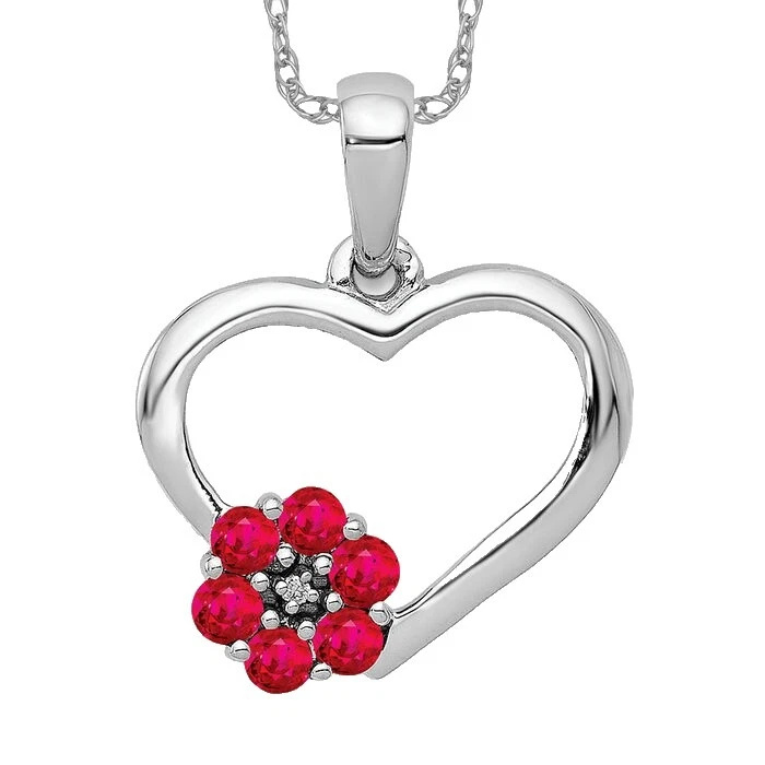 Flores y Plantas Ruby Collares y colgantes De moda