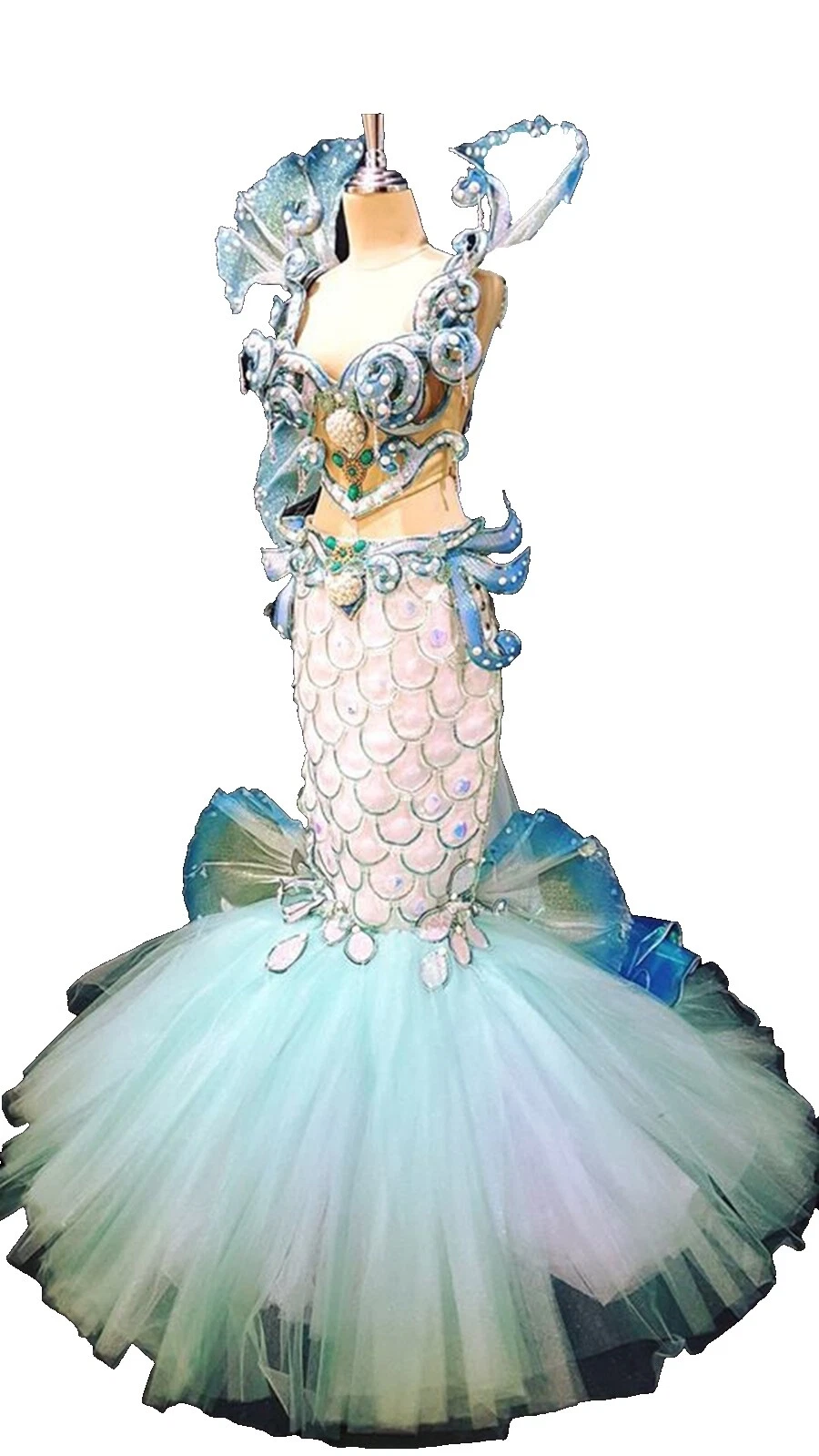 Trajes de falda de cristal