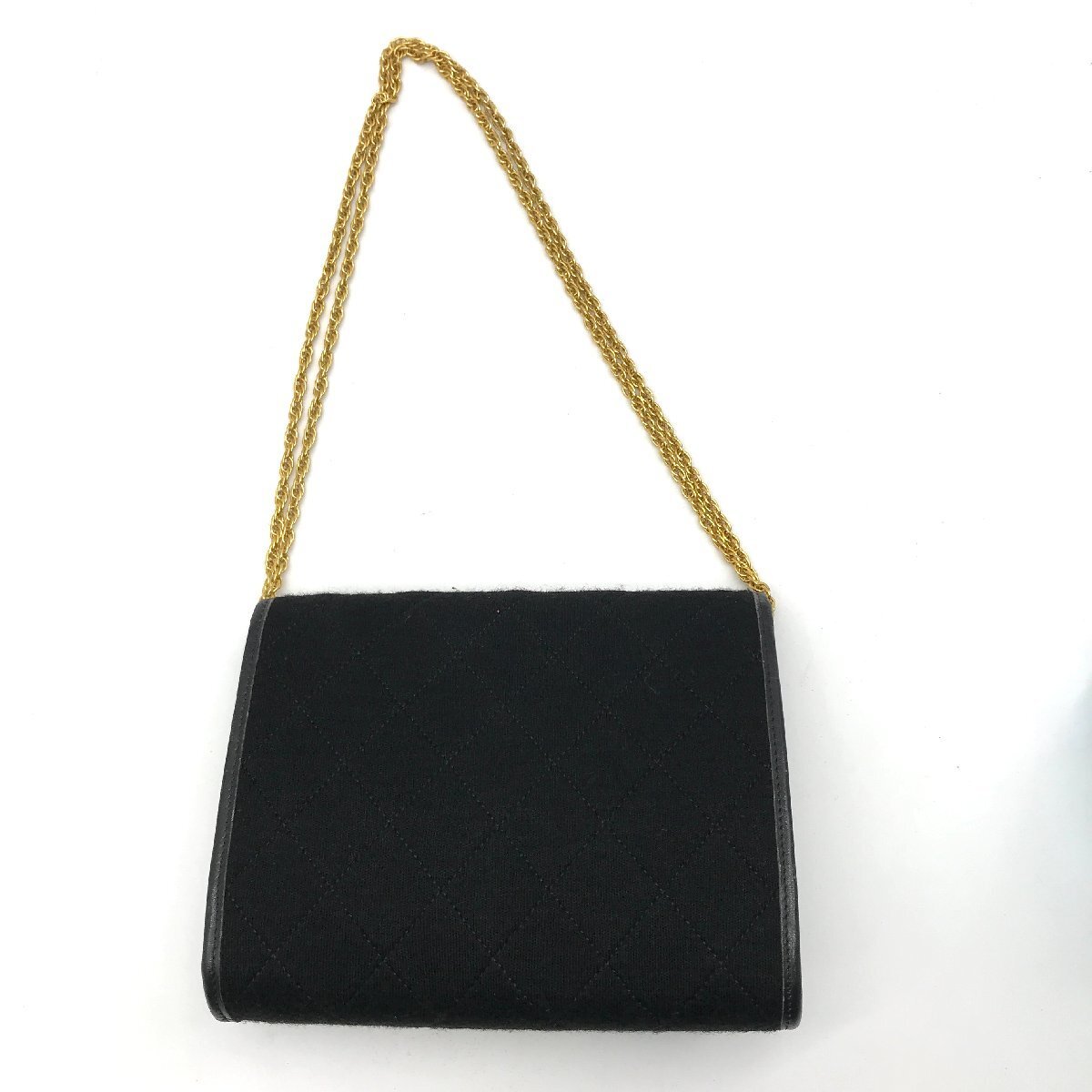 【超希少】CHANEL Coco Mark Chain Shoulder Bag Chanel Coco Mark Shoulder Bag Black Calfskin - Luxe Du Jour