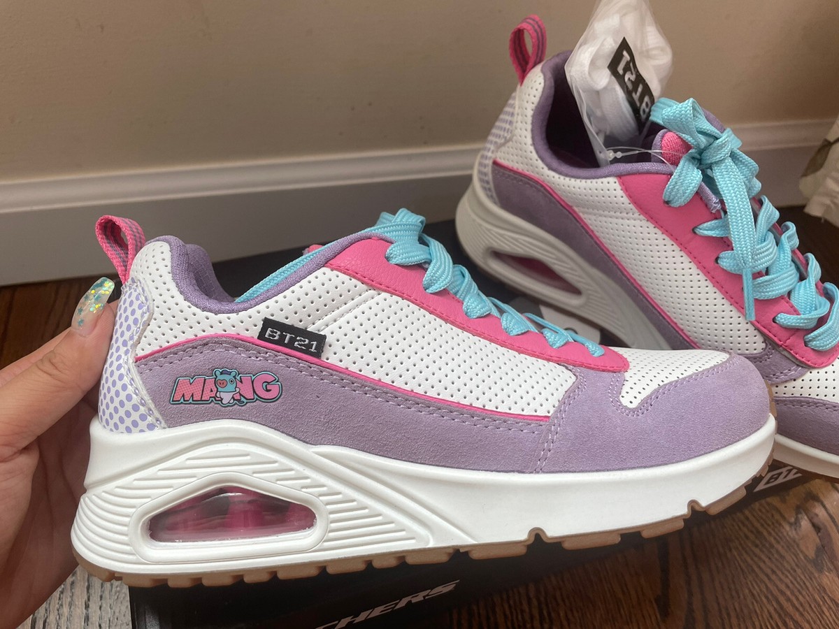 NWB Sketchers X BT21 Limited Edition Sneakers MANG Womens Size