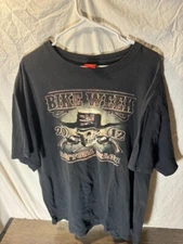2012 Daytona Beach Bike Week Skull and Revolver T shirt 2XL