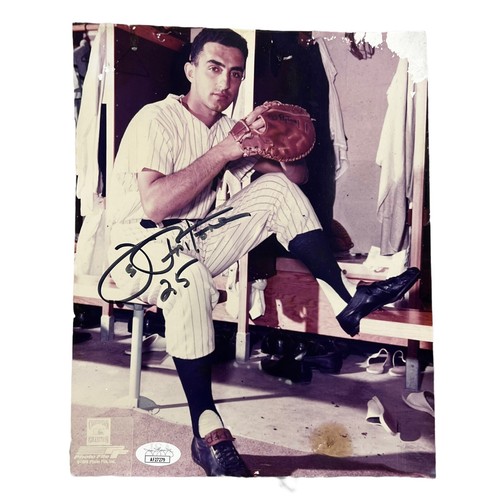 VINTAGE JOE PEPITONE YANKEES HAND SIGNED AUTOGRAPHED 8x10 BASEBALL PHOTO JSA - 第 2/3 張圖片