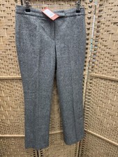 Alexander McQueen Straight Leg Fleece Wool Trousers Size 38 