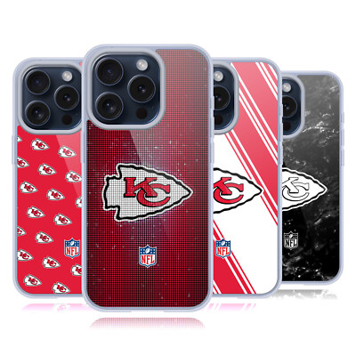 OFFIZIELLE NFL KANSAS CITY CHIEFS ARTWORK GEL HANDYHÜLLE FÜR APPLE iPHONE HANDYS