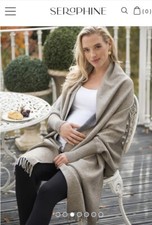 Seraphine Brand New Two-tone Luxury Maternity & Nursing Shawl Wrap Bnwt