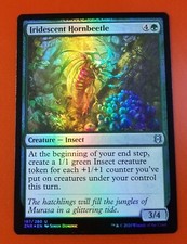 1x Iridescent Hornbeetle | FOIL | Zendikar Ri...