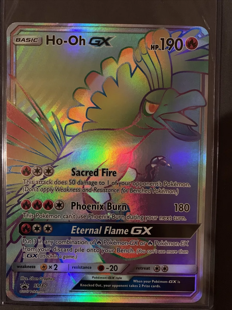 Ho-Oh-GX (Rainbow Rare) - SM80