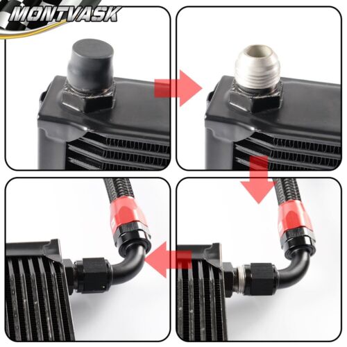 Kit de enfriador de aceite con pernos de 25 filas apto para BMW Serie 3 335i E90 E92 N54 - Imagen 4 de 6