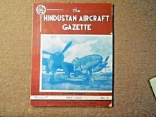  Original 1945  WWII USAAF Hindustan Aircraft Magazine Bangalore India CBI P-38