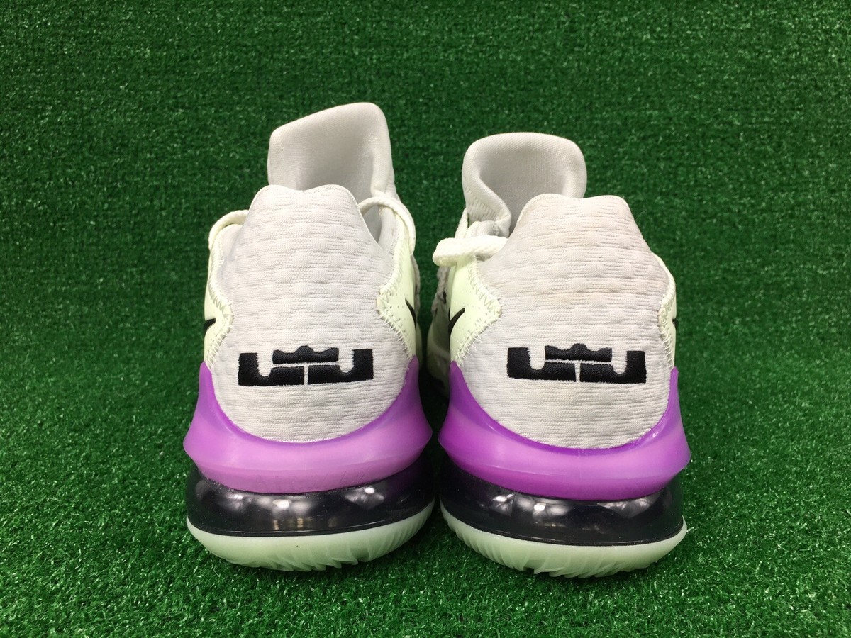 Nike Lebron XVII 17 Low Glow In The Dark Shoes Spruce Aura Men's