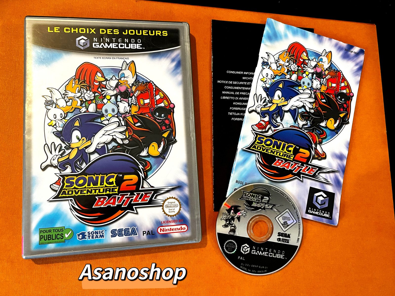 Sonic Adventure 2 Battle Game Cube