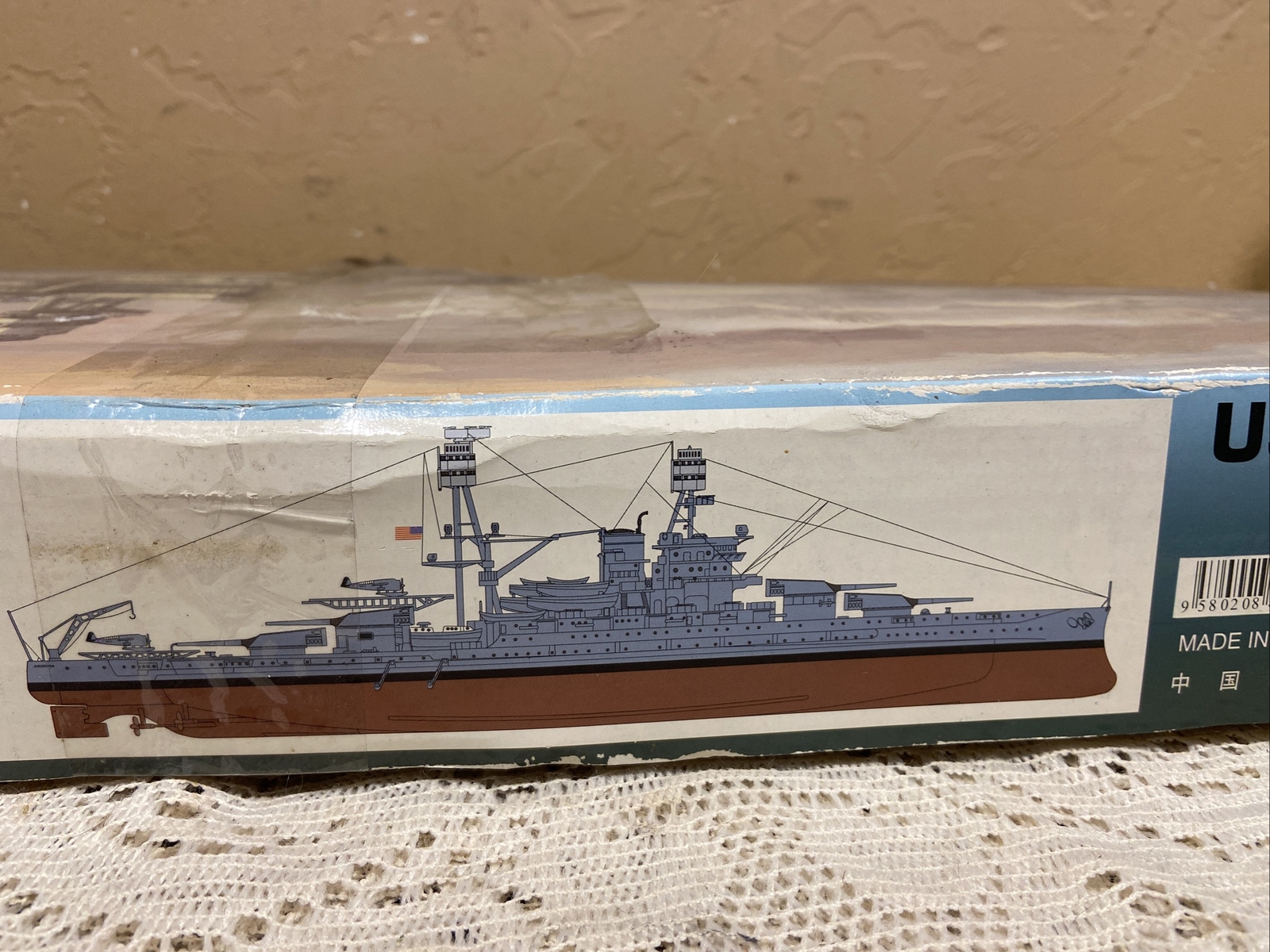 Hobby Models Mini Hobby Models 80607 USS Arizona BB-39 1/350 Scale Plastic Model Kit ...