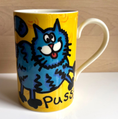 Dunoon Tasse Moggies by Jane Brookshaw Steingut Pussy Miau Katze Kaffee Tee Tasse