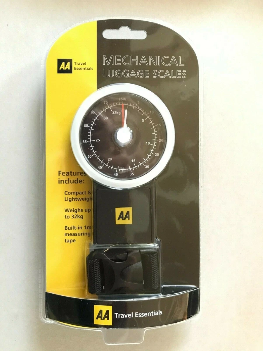 AA Travel Essentials MECHANICAL LUGGAGE SCALES (Weighs up to 32Kg) | eBay