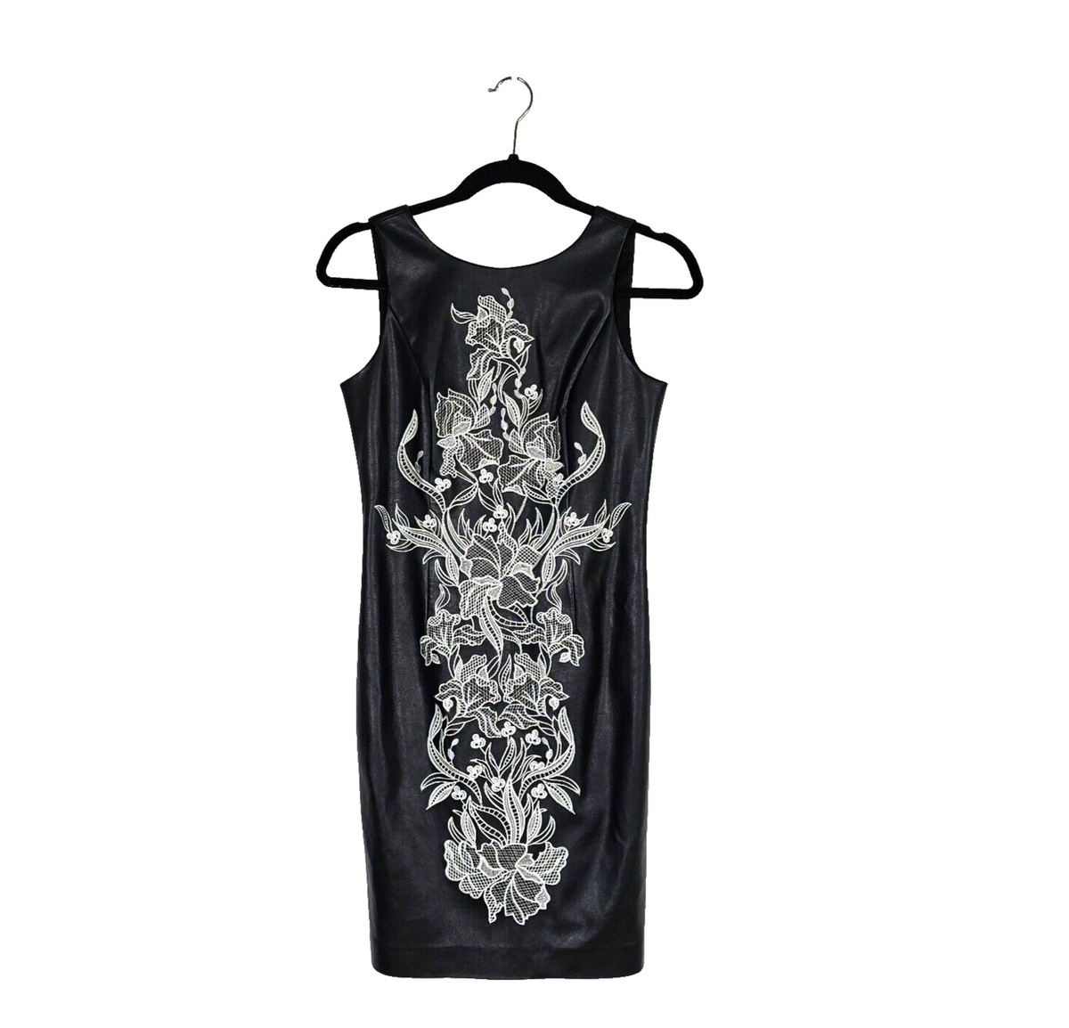 Skater Dress Forever 21 Black And Gold Dress NWT White House Black Market  Women 00P Black Leather SL Embroidered Sheath Dress