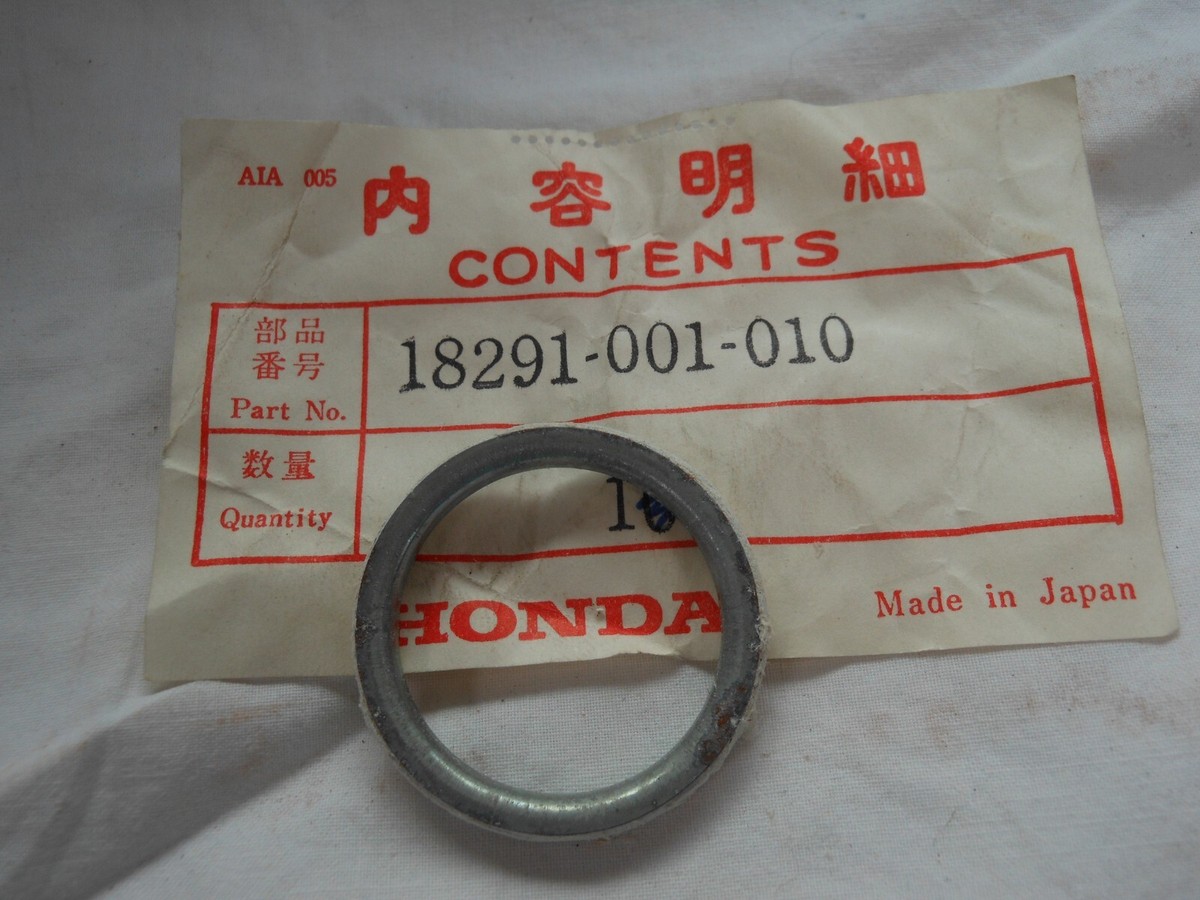 Honda, NOS, XL250, C70, Z50, CT110, Exhaust Pipe Gasket, # 18291