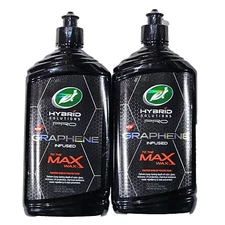 Turtle Wax Hybrid Solutions Pro To The Max Wax Graphene Infused 14oz 2pk NEW