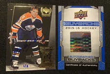 2015-16 UD Buyback MARK MESSIER AUTO /2 1999 Century Legends Autograph SP 1/1