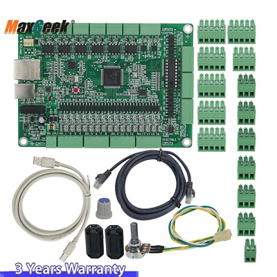 6 Axis Mach3 CNC Motion Controller Board USB+Ethernet For CNC Engraving Machine