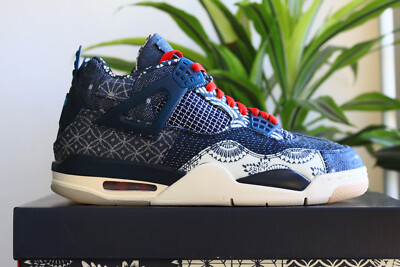 NEU&OVP Nike Air Jordan IV 4 SE Sashiko EU41 US8 UK7 Denim CW0898-400