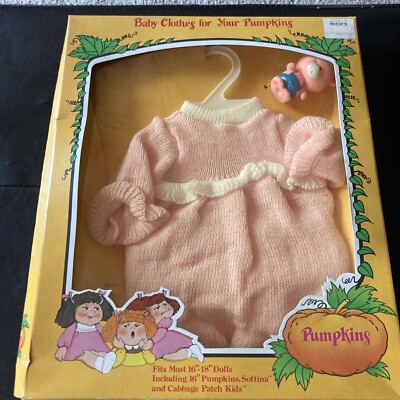 The Pumpkins Baby Pumpkin Vintage NIB Clothes Dress Hong Kong Cabbage Patch